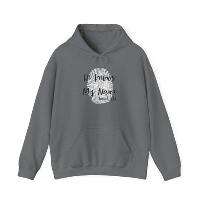 He Knows My Name hoodie | Faith Scripture Sweatshirt, Psalm 91:1