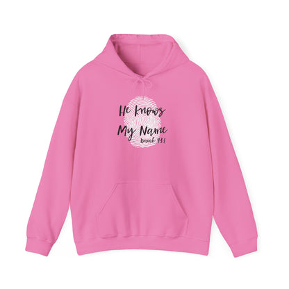 He Knows My Name hoodie | Faith Scripture Sweatshirt, Psalm 91:1