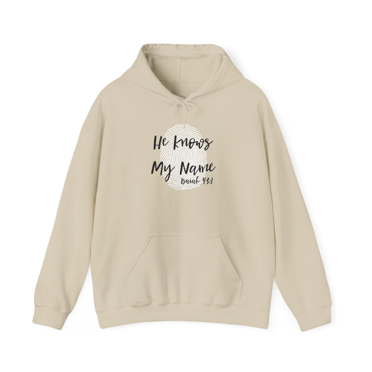 He Knows My Name hoodie | Faith Scripture Sweatshirt, Psalm 91:1