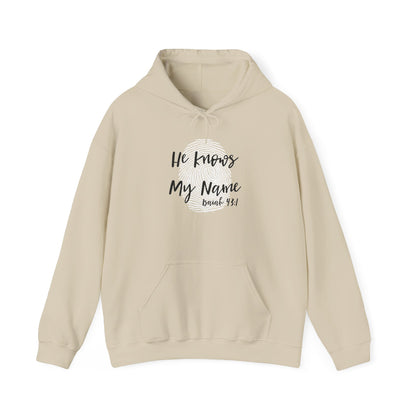 He Knows My Name hoodie | Faith Scripture Sweatshirt, Psalm 91:1