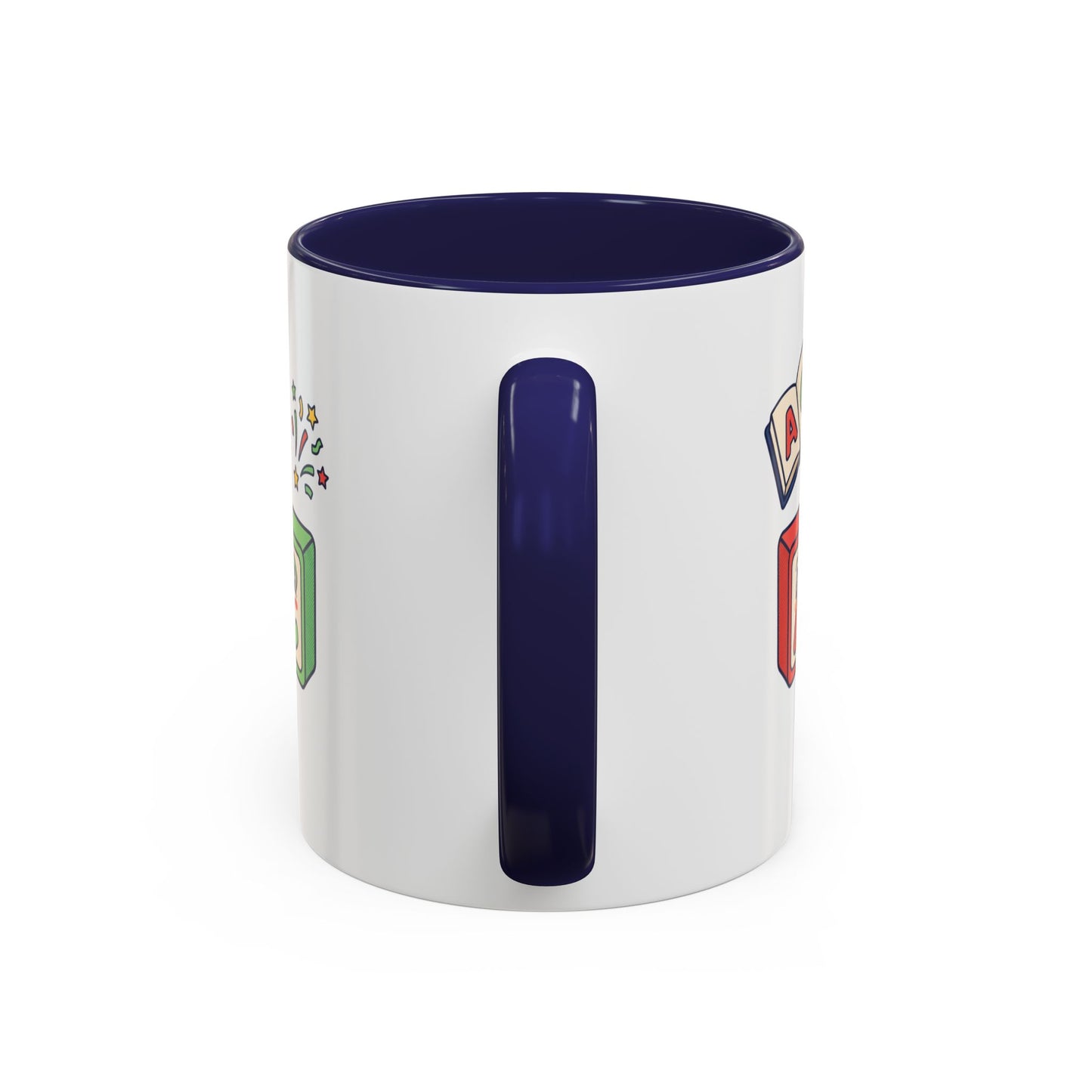Alphabet Blocks Coffee Mug — Cute Retro ABC Kids Teacher Gift (11/15oz)
