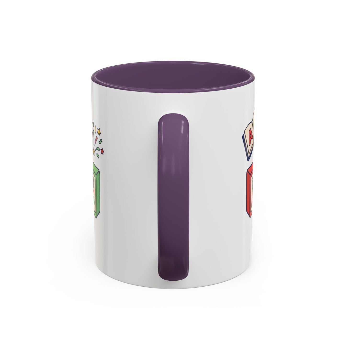 Alphabet Blocks Coffee Mug — Cute Retro ABC Kids Teacher Gift (11/15oz)