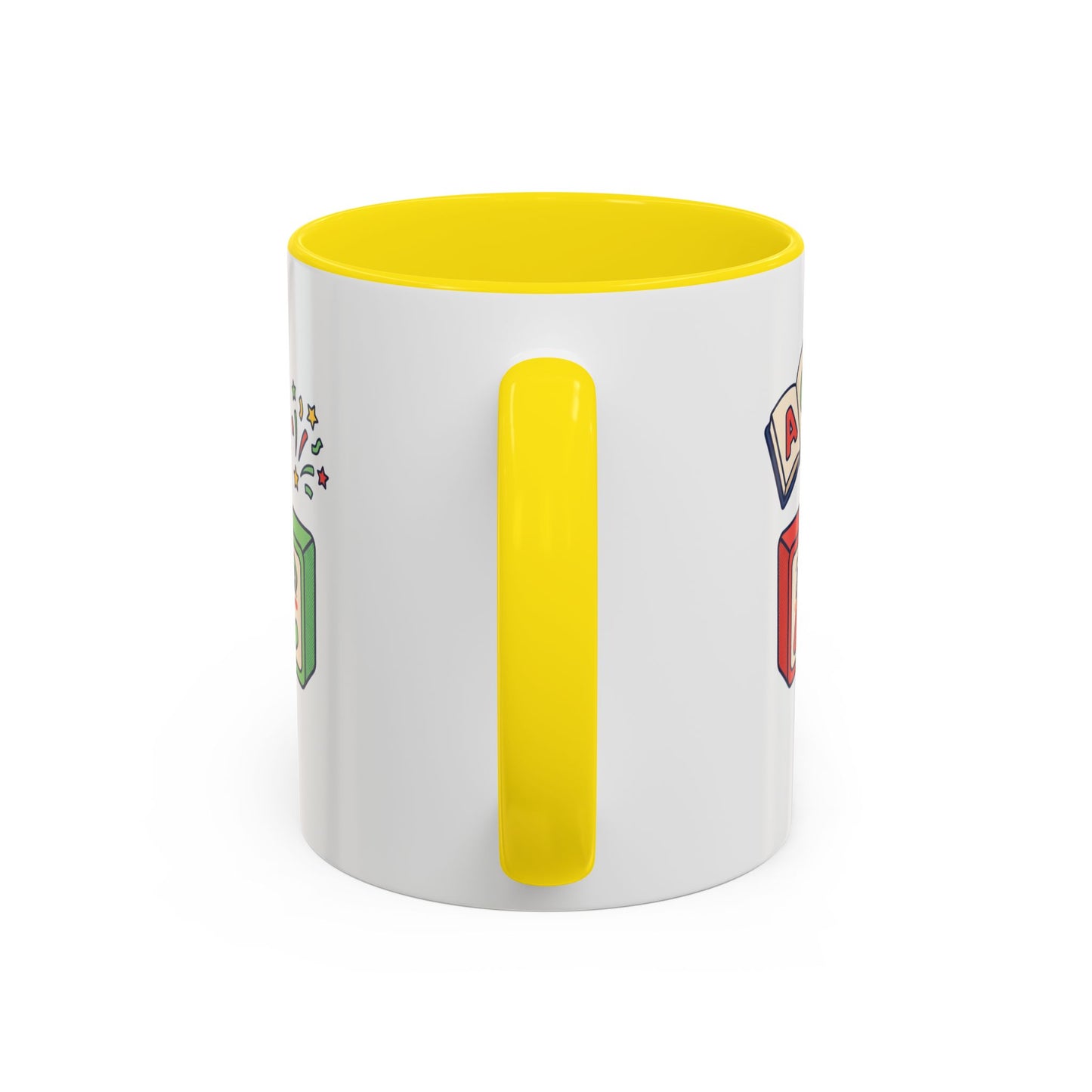Alphabet Blocks Coffee Mug — Cute Retro ABC Kids Teacher Gift (11/15oz)