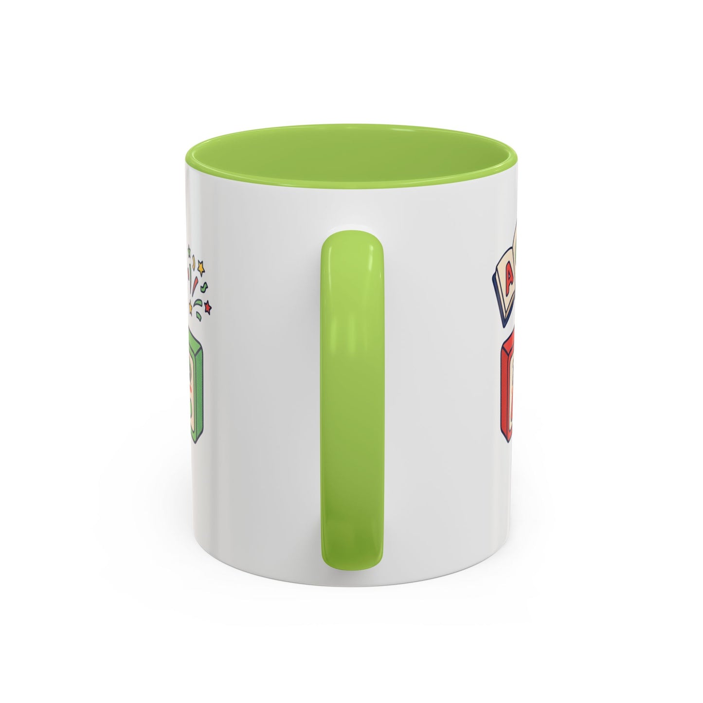 Alphabet Blocks Coffee Mug — Cute Retro ABC Kids Teacher Gift (11/15oz)