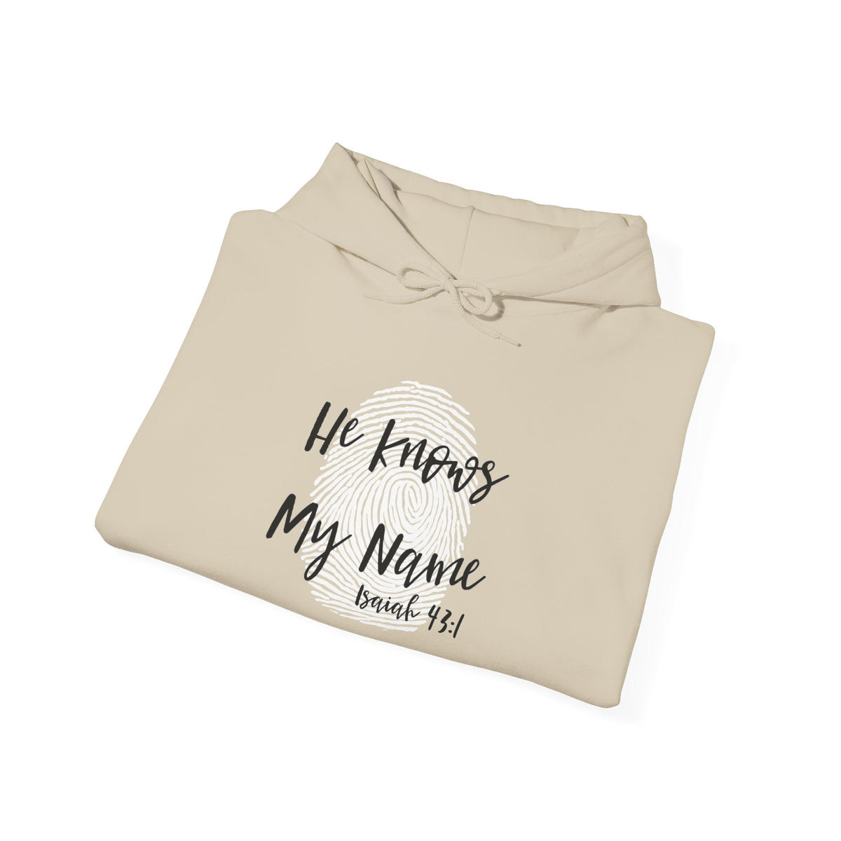 He Knows My Name hoodie | Faith Scripture Sweatshirt, Psalm 91:1