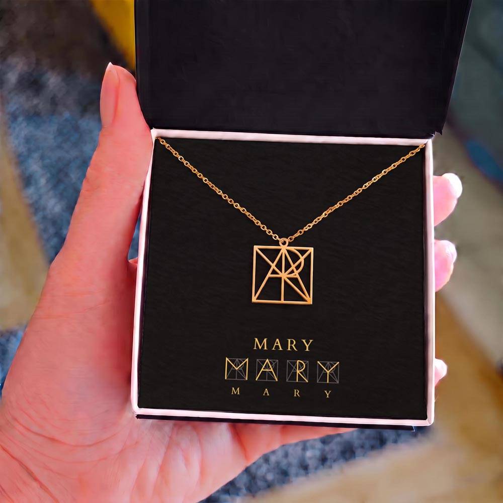 Custom Monogram Name Necklace