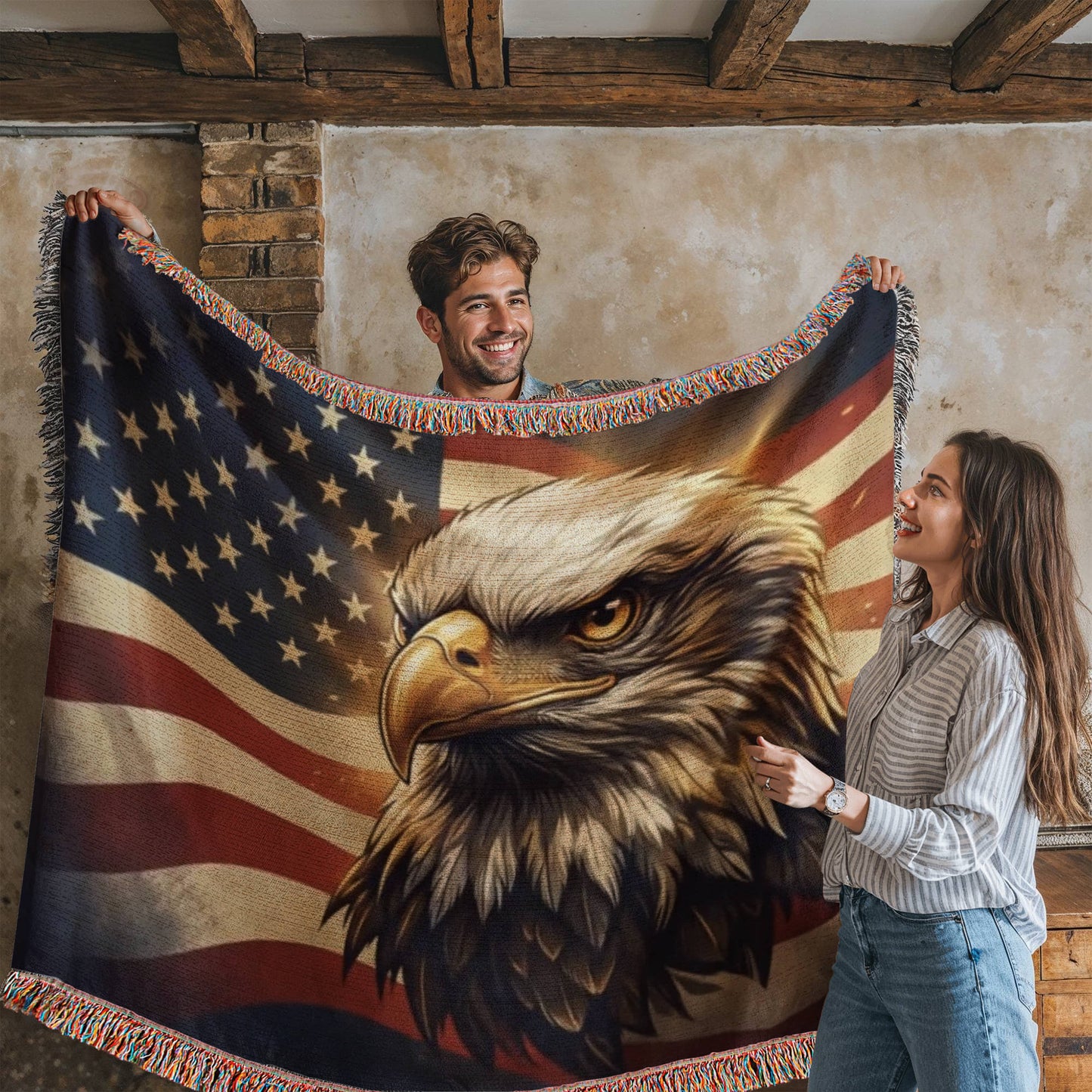 American Eagle Blanket